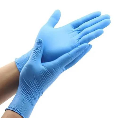 Хорошая цена Powder Free Disposable Protection Gloves Blue Composite Mixed Acid Alkali Resistant High Elastic Hands онлайн