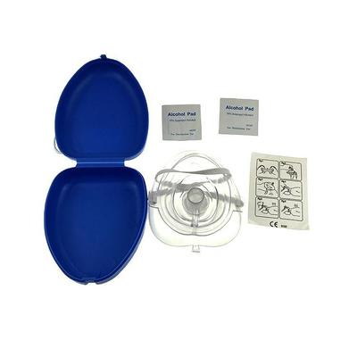 Хорошая цена Portable CPR Mask with Oxygen Port and One-Way Valve for Emergency Resuscitation онлайн