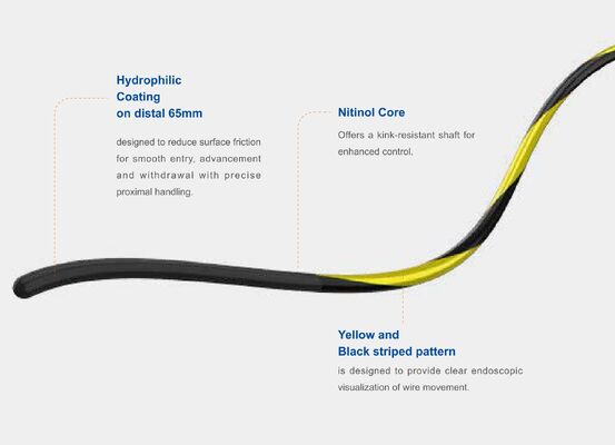 Хорошая цена Ведущий проводник Zebra Nitinol Core Guidewire ∙ Точность, гибкость и долговечность для передовых процедур вмешательства онлайн
