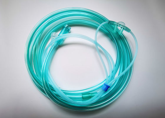 Хорошая цена Cannula медицинского СО2 PVC носовой пробуя типы Cannula кислорода носовые онлайн
